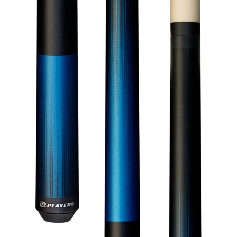 Players C702 Badass Blue Stealth Matte Finish 2pc Pool Cue